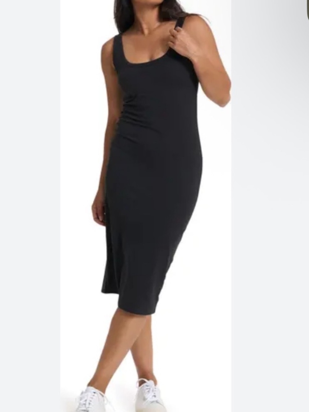 Vuori Women’s Black Halo Essential Midi Dress Medium